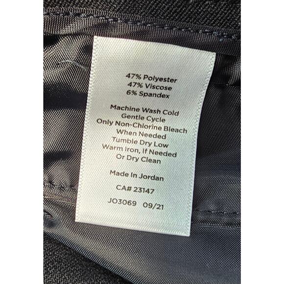 16P 16 P Refined Bi-Stretch Tailored Straight-Leg NWOT black career causal work - Picture 5 of 10